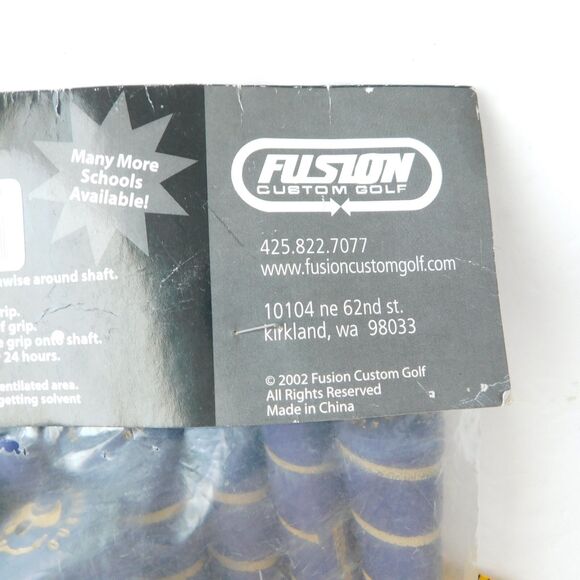 University of Washington Huskies Golf Grips Collegiate Set of 12 Purple 2002 NEW - Picture 6 of 12